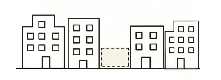 qu'est-ce qu'une dent creuse en ville ?