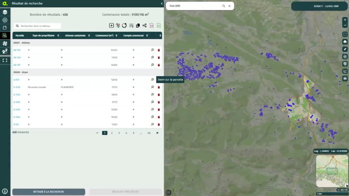 cartographiez les dents creuses de votre commune ou région